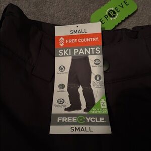 NWT Free Country Charcoal Snow Pants